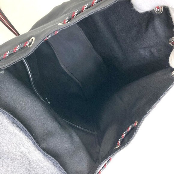 DIOR HOMME BEE MOTION Backpack Backpack Canvas/Leather Black - Picture 9 of 15